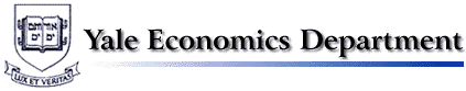 Yale
  Economics Department